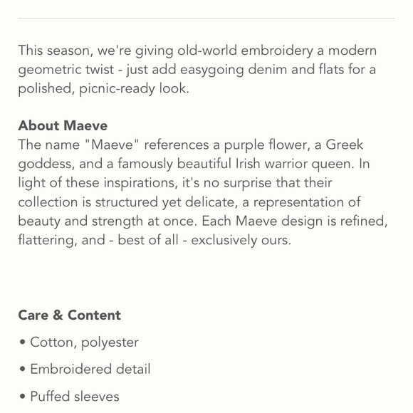 Anthropologie Maeve Sonja Embroidered Blouse 4 NWT - Picture 8 of 8